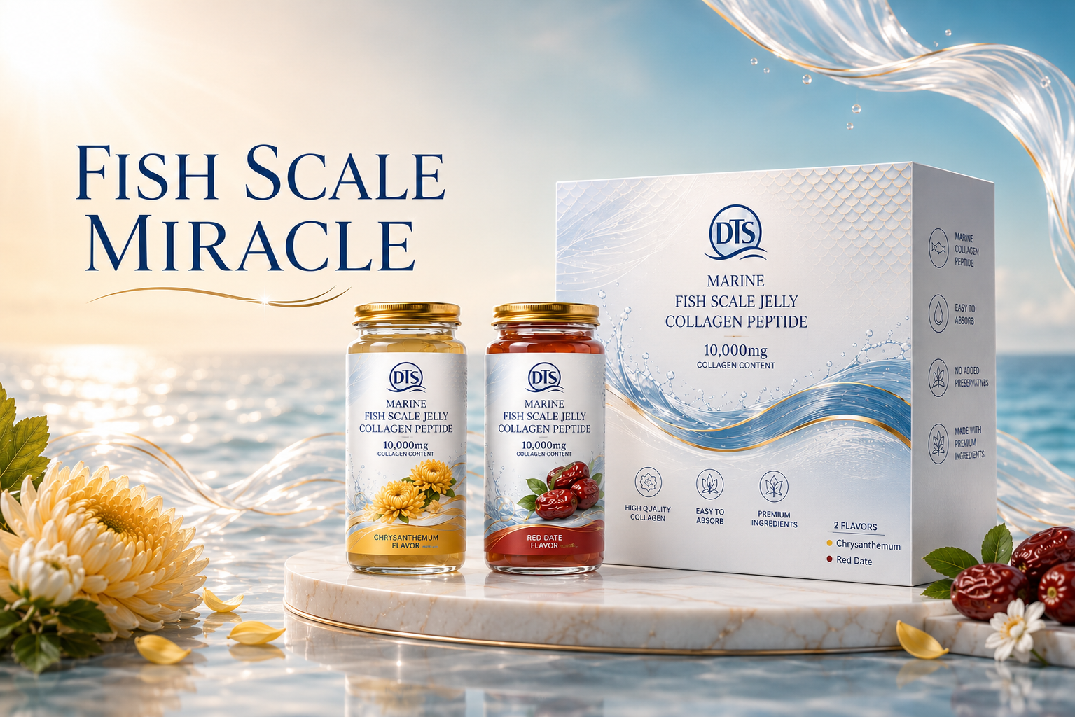Marine Fish Scale Jelly Collagen Peptide